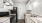 kitchen with white cabinets